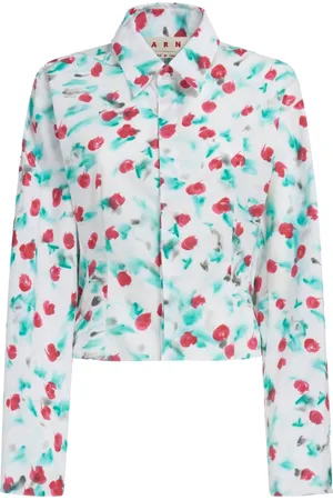 Marni Floral-print cotton shirt