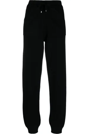 LORENA ANTONIAZZI Drawstring waist wool-blend track pant
