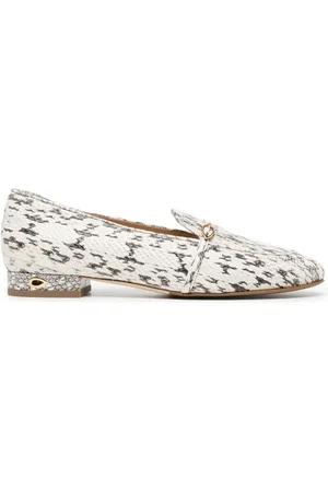 Jennifer Chamandi Snakeskin print loafers