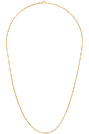 TOM WOOD Snake-chain silver necklace