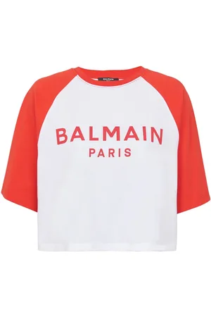Balmain Logo-print cotton T-shirt