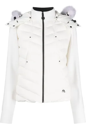 Moose Knuckles Hooded panelled padded jacket
