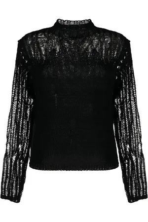 Chloé Mock-neck gradient-effect jumper