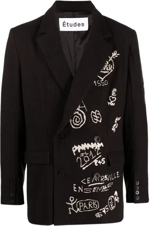 Etudes Verneuil embroidered-motif blazer