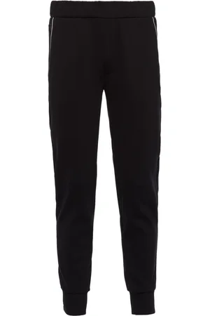 Prada Re-Nylon triangle-logo sweatpants