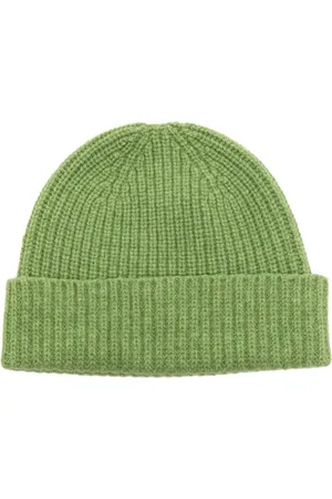 PRINGLE OF SCOTLAND Ribbed-knit turn-up brim beanie