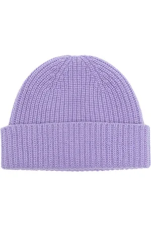 PRINGLE OF SCOTLAND Ribbed-knit turn-up brim beanie