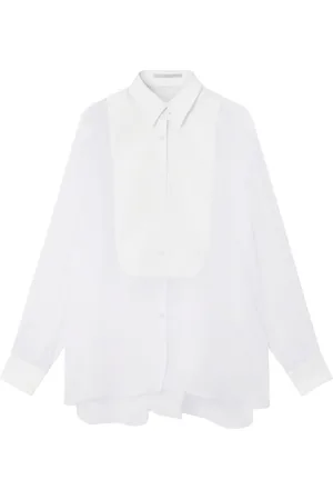 Stella McCartney S-Wave button-up silk shirt