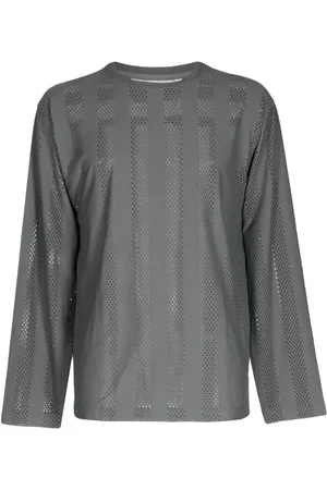 Off-Duty Fike mesh-detail T-shirt