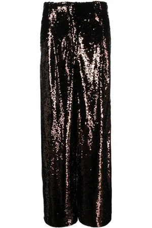 Serafini Sequined straight-leg trousers