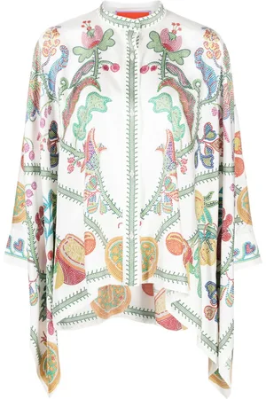 La DoubleJ Grenadilla-print silk shirt