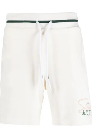 Autry Logo-embroidered track shorts
