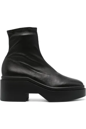 Robert Clergerie Round-toe 85mm leather boots