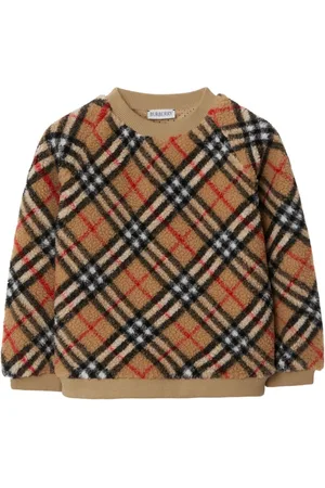 Burberry Vintage Check fleece sweatshirt