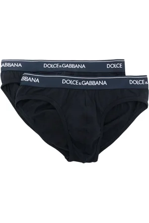 Dolce & Gabbana Logo-waistband slip-on briefs (pack of two)