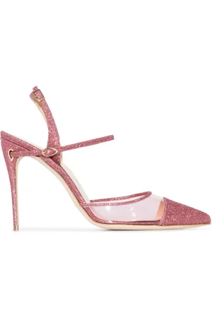 Jennifer Chamandi Vittorio 105mm glitter-embellished pumps