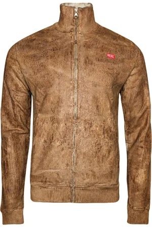 Diesel S-Nyce logo-patch bomber jacket