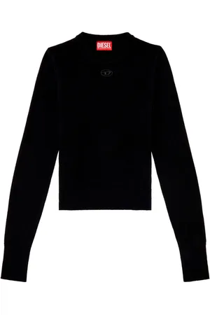 Diesel M-Areesax logo-plaque jumper