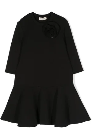 Twin-Set Flower-detailing flared dress