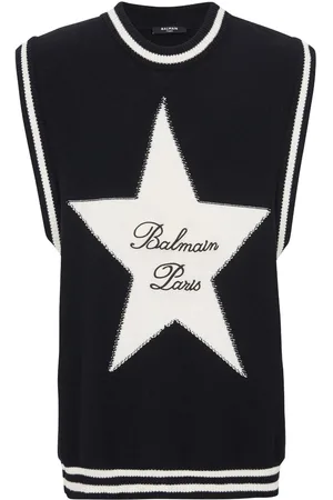 Balmain Signature Star sleeveless jumper