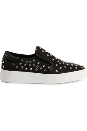Giuseppe Zanotti Gz94 crystal-embellished satin sneakers
