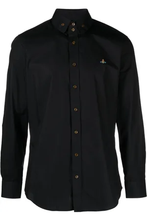 Vivienne Westwood Orb-embroidered poplin shirt