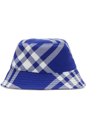 Burberry Checked tonal-stitching bucket hat