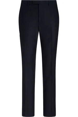 Etro Jacquard tapered-leg trousers