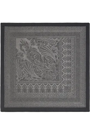 Etro Paisley-print silk-blend pocket scarf