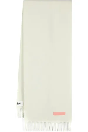 Acne Studios Logo-appliqué wool scarf