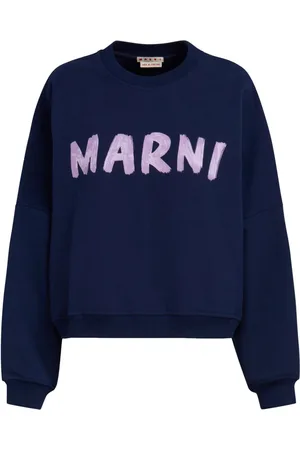 Marni Logo-print cotton sweatshirt
