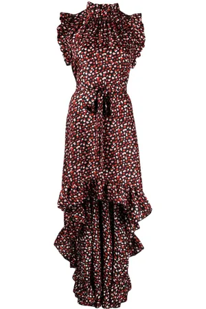 Cynthia Rowley Graphic-print silk dress