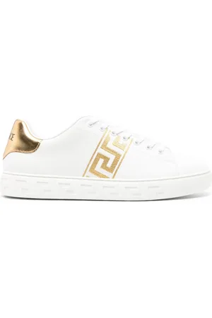 VERSACE Greca embroidered sneakers