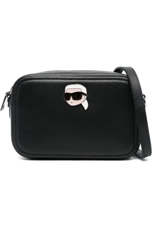 Karl Lagerfeld Ikon Pin leather camera bag