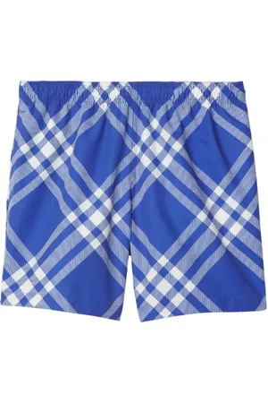 Burberry Check-print swim shorts