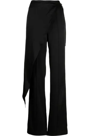 MATÉRIEL by Aleksandre Akhalkatsishvili Scarf-detail pressed-crease trousers