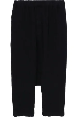 Comme des Garçons Drop-crotch cropped trousers