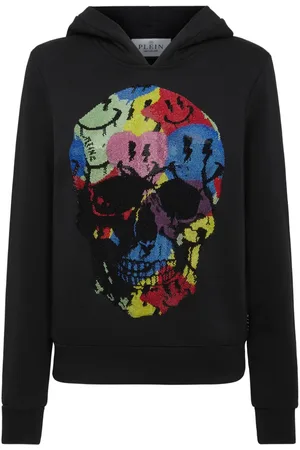 Philipp Plein Smile rhinestone-embellished hoodie