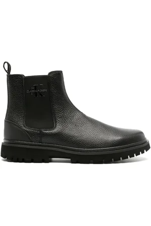 Calvin Klein Eva leather chelsea boots
