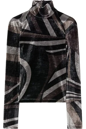 Puccini Iride-print top