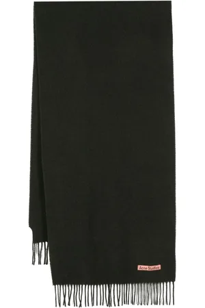 Acne Studios Fringed wool scarf