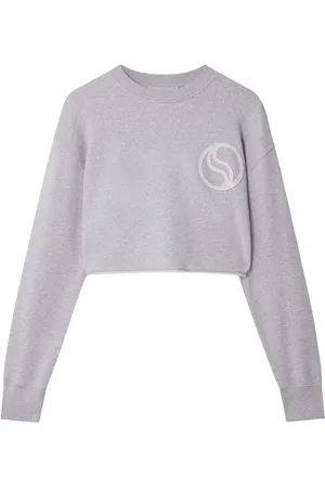 Stella McCartney S-Wave cropped sweatshirt