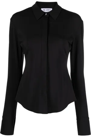 The Attico Elton fitted-waistline shirt