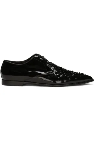 Dolce & Gabbana Crystal-embellished Derby shoes
