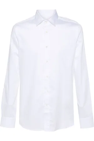 CANALI Long-sleeve cotton shirt
