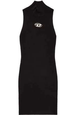 Diesel M-Onervax mock-neck dress