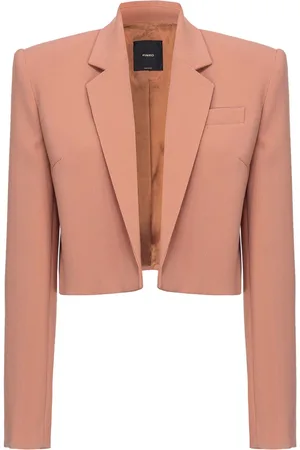 Pinko Cropped single-breasted blazer