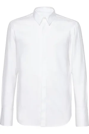 Salvatore Ferragamo Concealed-fastening oxford poplin shirt