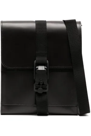 Makavelic Embossed-logo leather shoulder bag