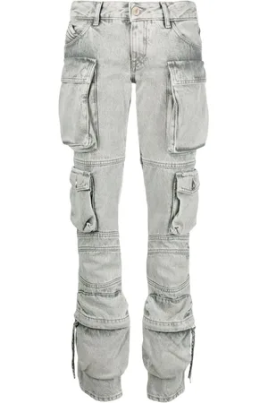 The Attico Essie straight-leg cargo jeans